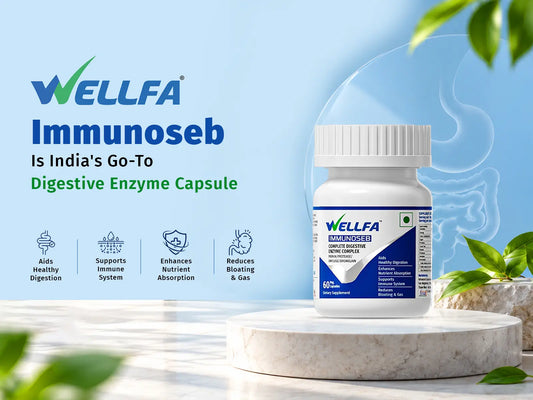 Why Wellfa Immunoseb Is India's Go-To Digestive Enzyme Capsule
