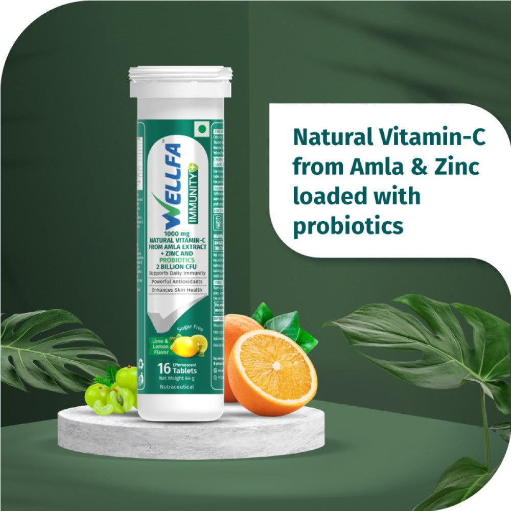 Natural Vitamin C from Amla & Zinc Loaded with Prebiotics