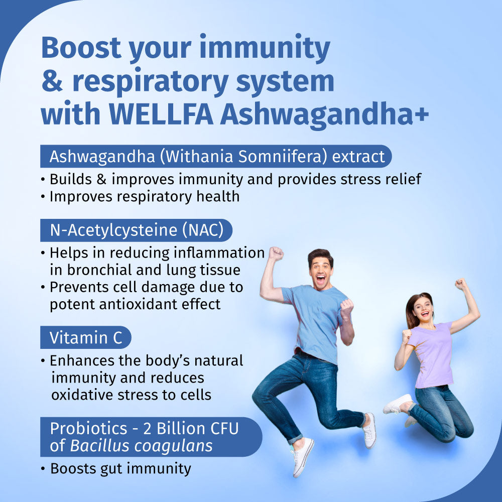 Boost Your Immunity & Respiratory System with Wellfa Ashwagandha+