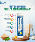 Ashwagandha + N-acetylcysteine (NAC) + Vitamin C + 2 Billion CFU Probiotics