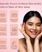 Vegan Collagen Peptides Supplement For Skin And Hair | 100% Plant Based 1000mg Collagen Peptides Effervescent Tablets for Brighter & Youthful Skin | NO Sugar Skin Nutrition