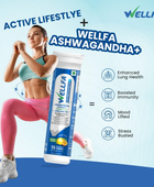 Wellfa Ashwagandha+ Respiratory Immune booster & Daily Mood Lifter