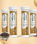 Wellfa Digesti-Pro - Multi-Enzyme Complex with Cumin extract for Instant Relief from Indigestion, Gas & Heartburn | Delicious Cumin Flavor Effervescent Tablets