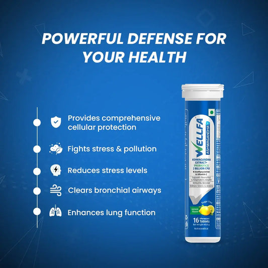 Effervescent Immunity, Stress & Respiratory Support — Powered by Ashwagandha, NAC & Vitamin C